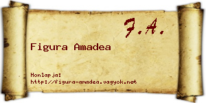 Figura Amadea névjegykártya