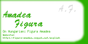 amadea figura business card